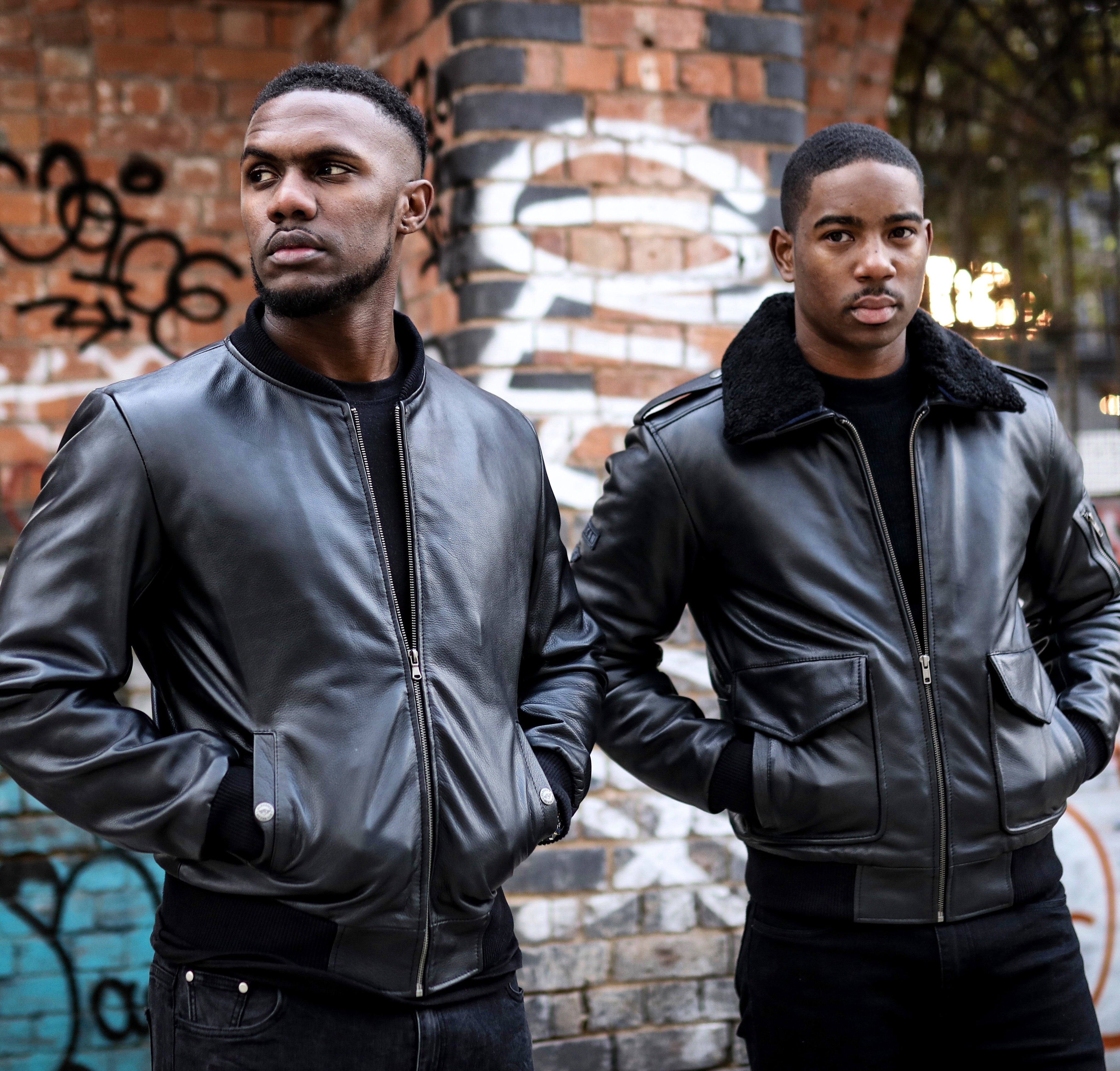 luxury leather jackets