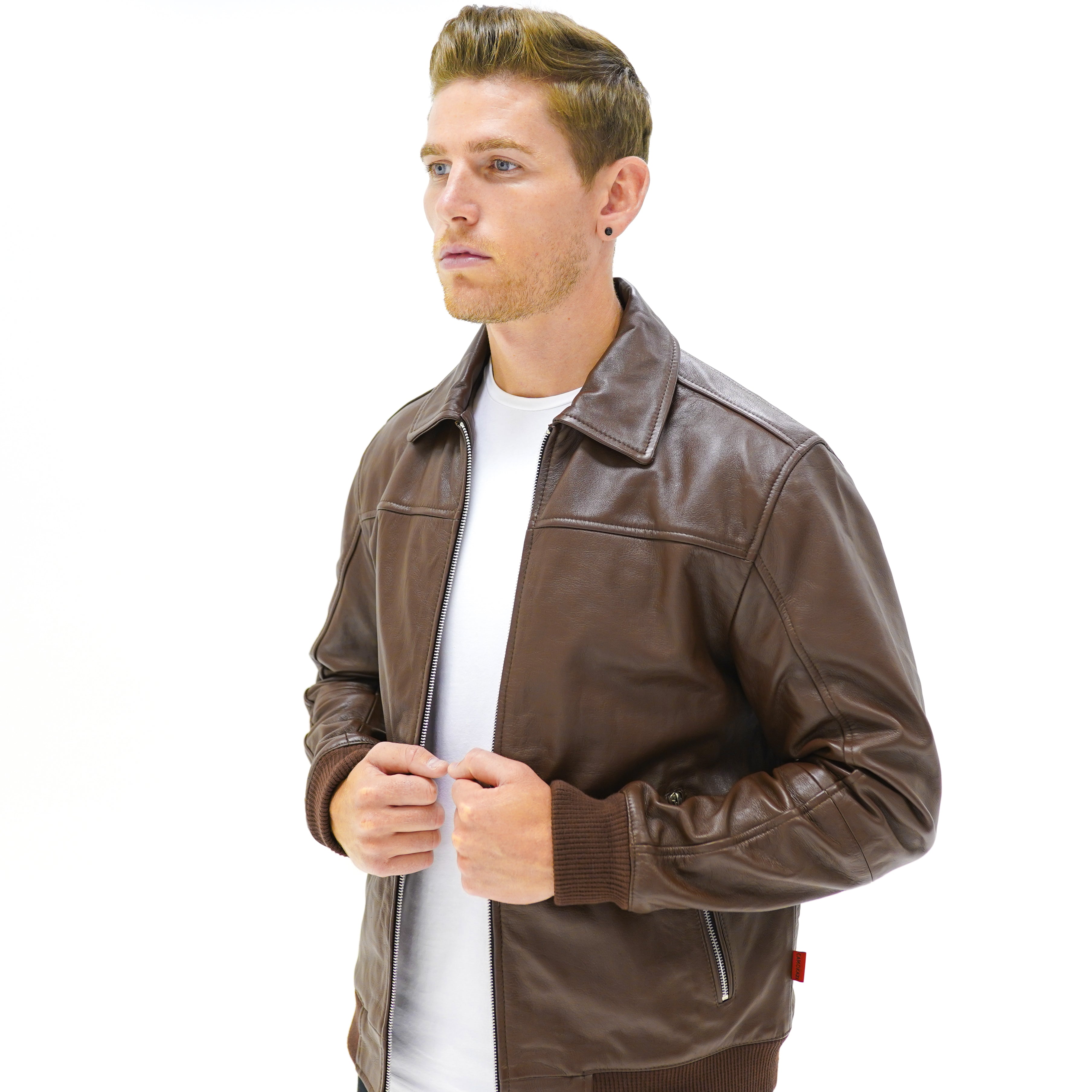 Viceroy Collared Bomber - Brown - CAMOKAZI