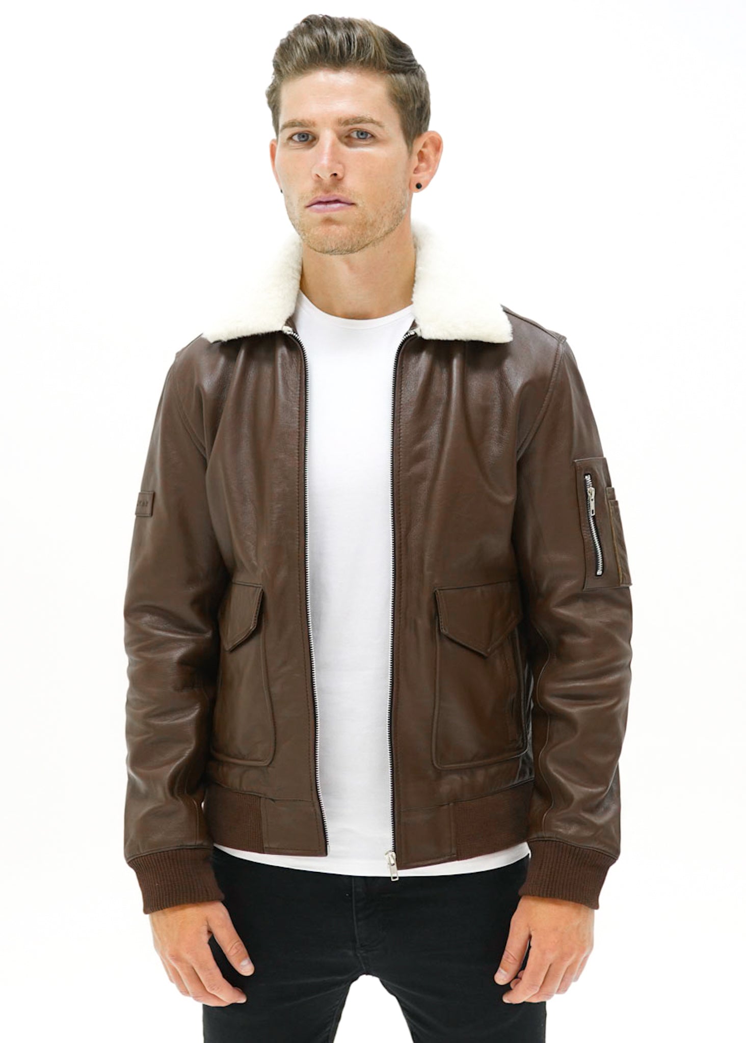Vulcan Flight Jacket - Brown Edition - CAMOKAZI