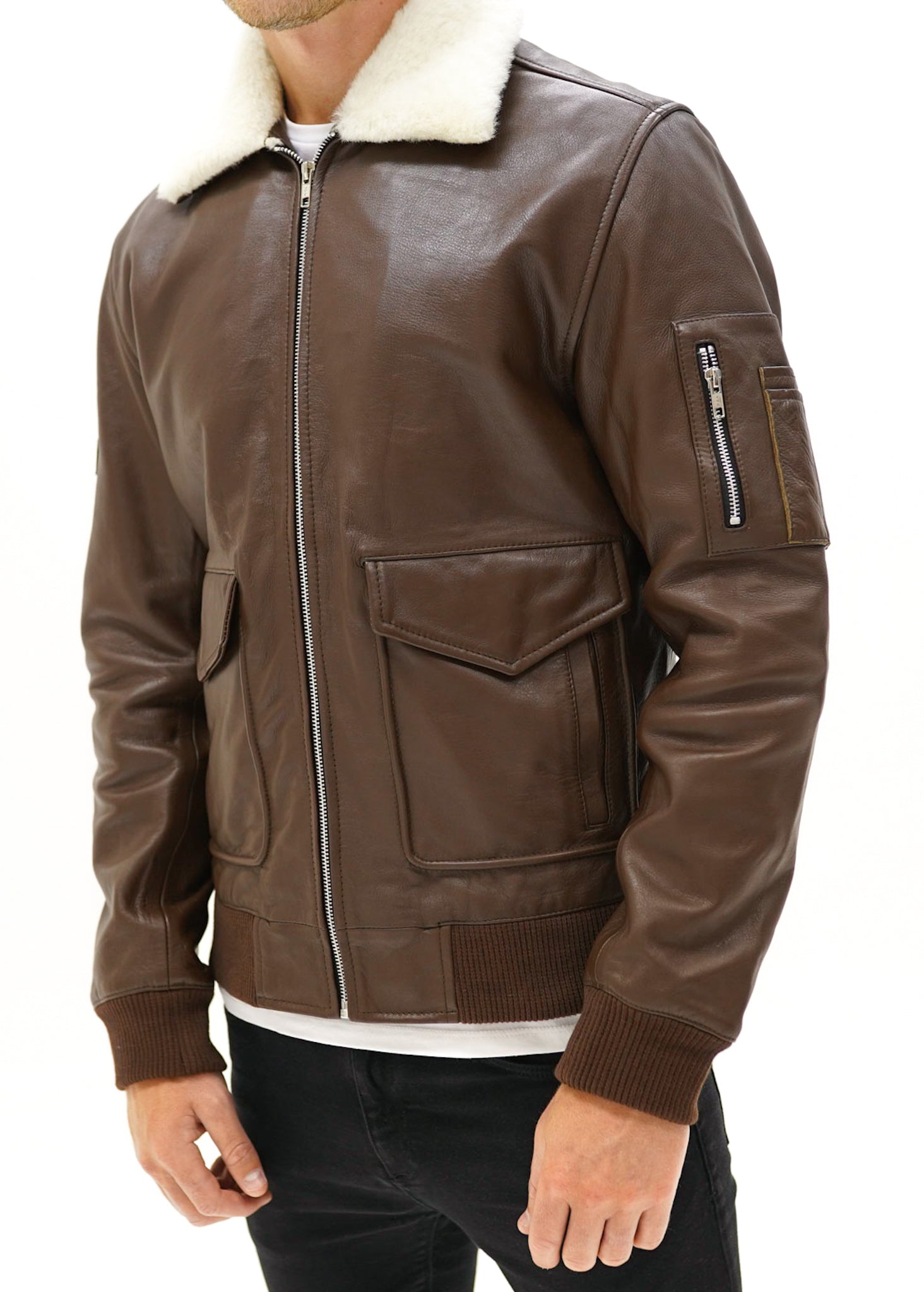 Vulcan Flight Jacket - Brown Edition - CAMOKAZI