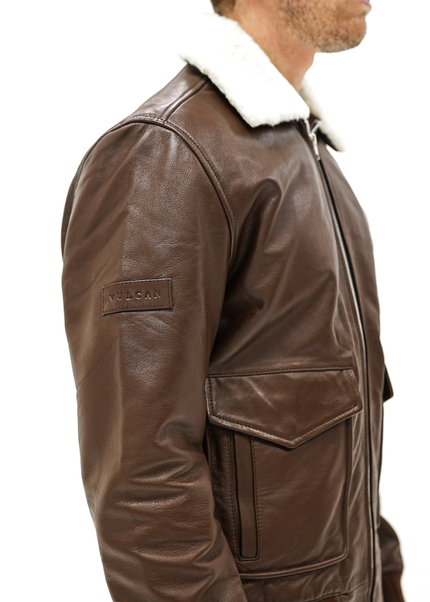 Vulcan Flight Jacket - Brown Edition - CAMOKAZI