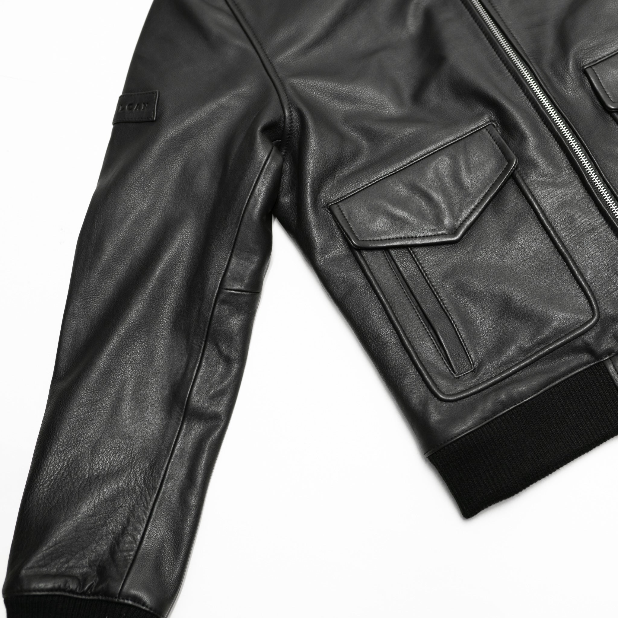 Vulcan Leather Aviator Flight Jacket - CAMOKAZI