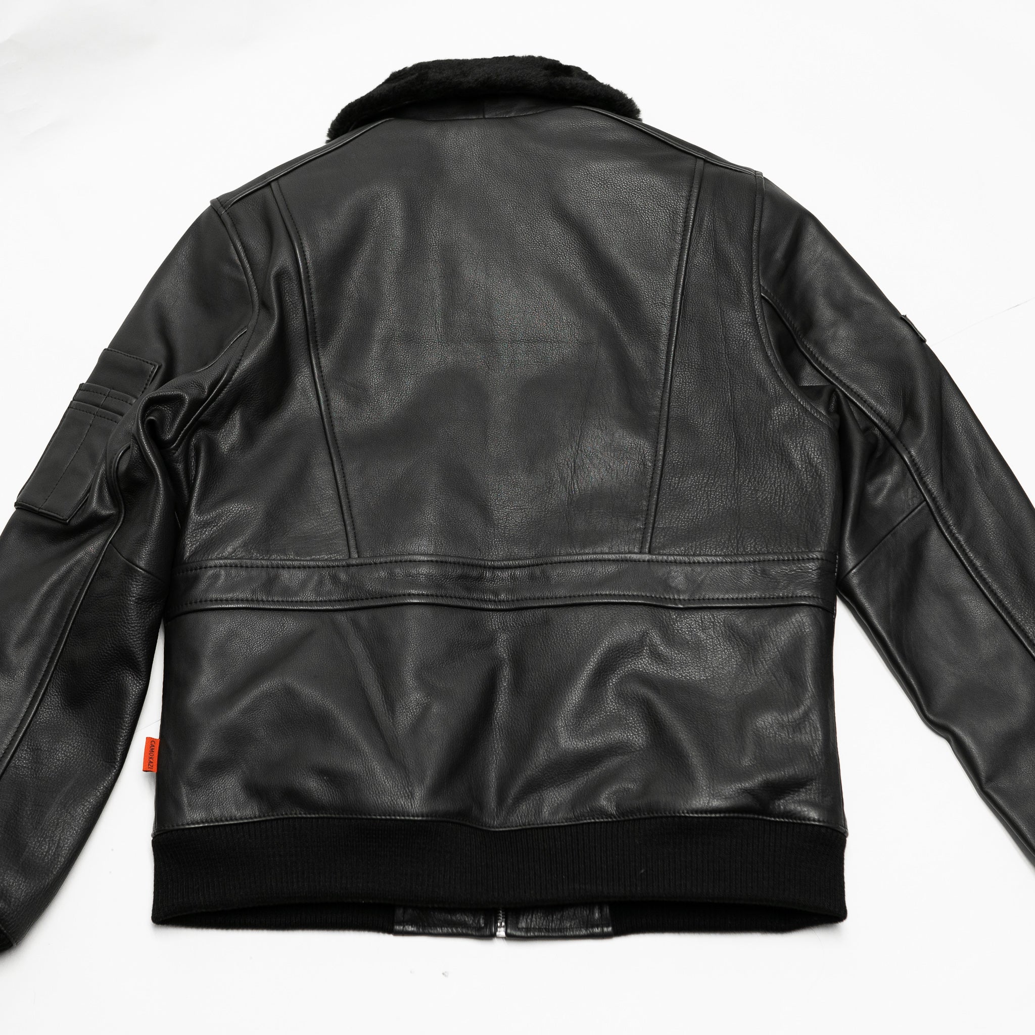 Vulcan Leather Aviator Flight Jacket - CAMOKAZI