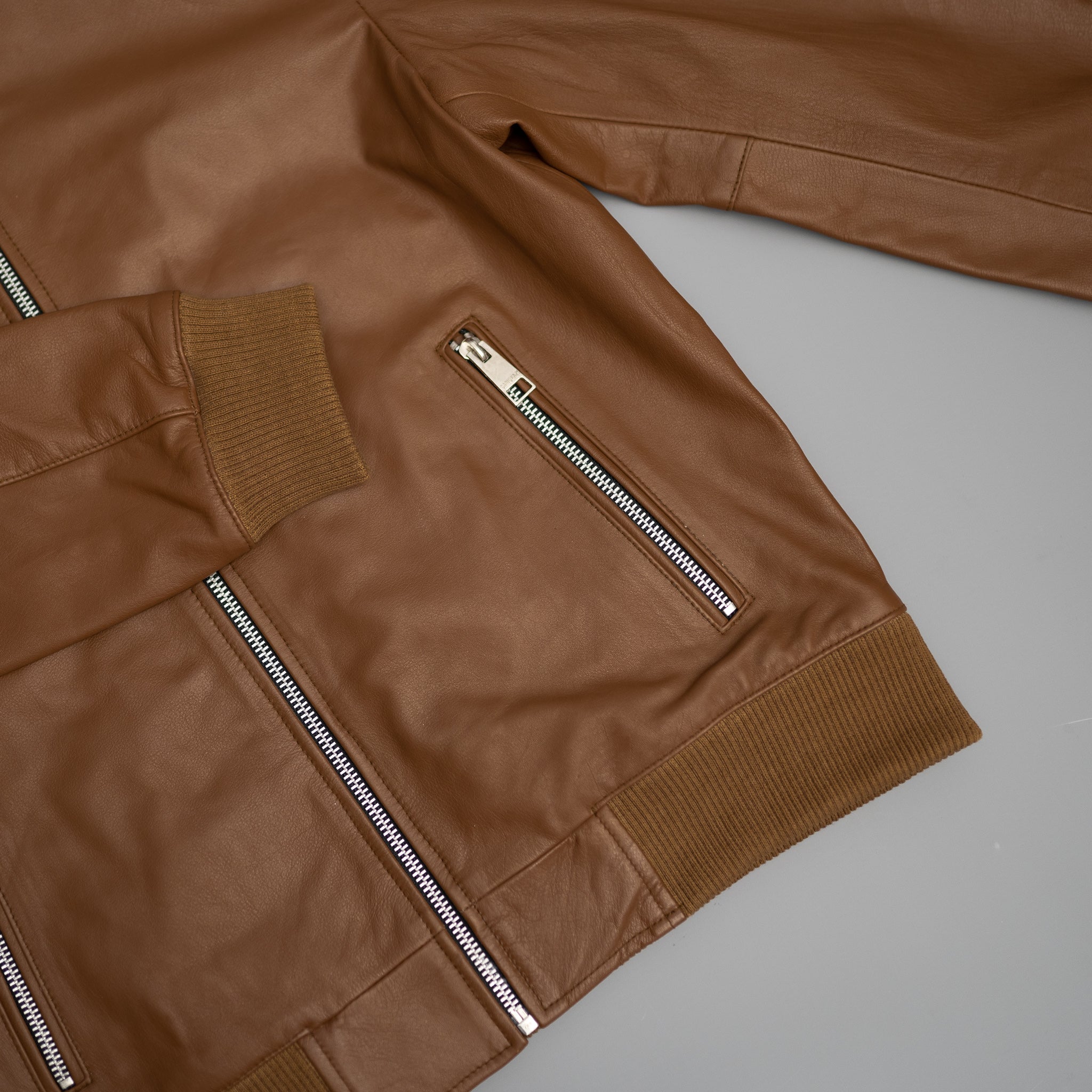 Victory Bomber Jacket - Tan Brown