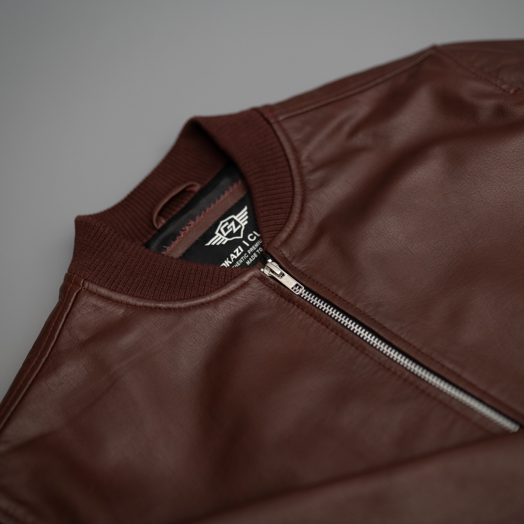 Victory Bomber Jacket - Burgundy - CAMOKAZI