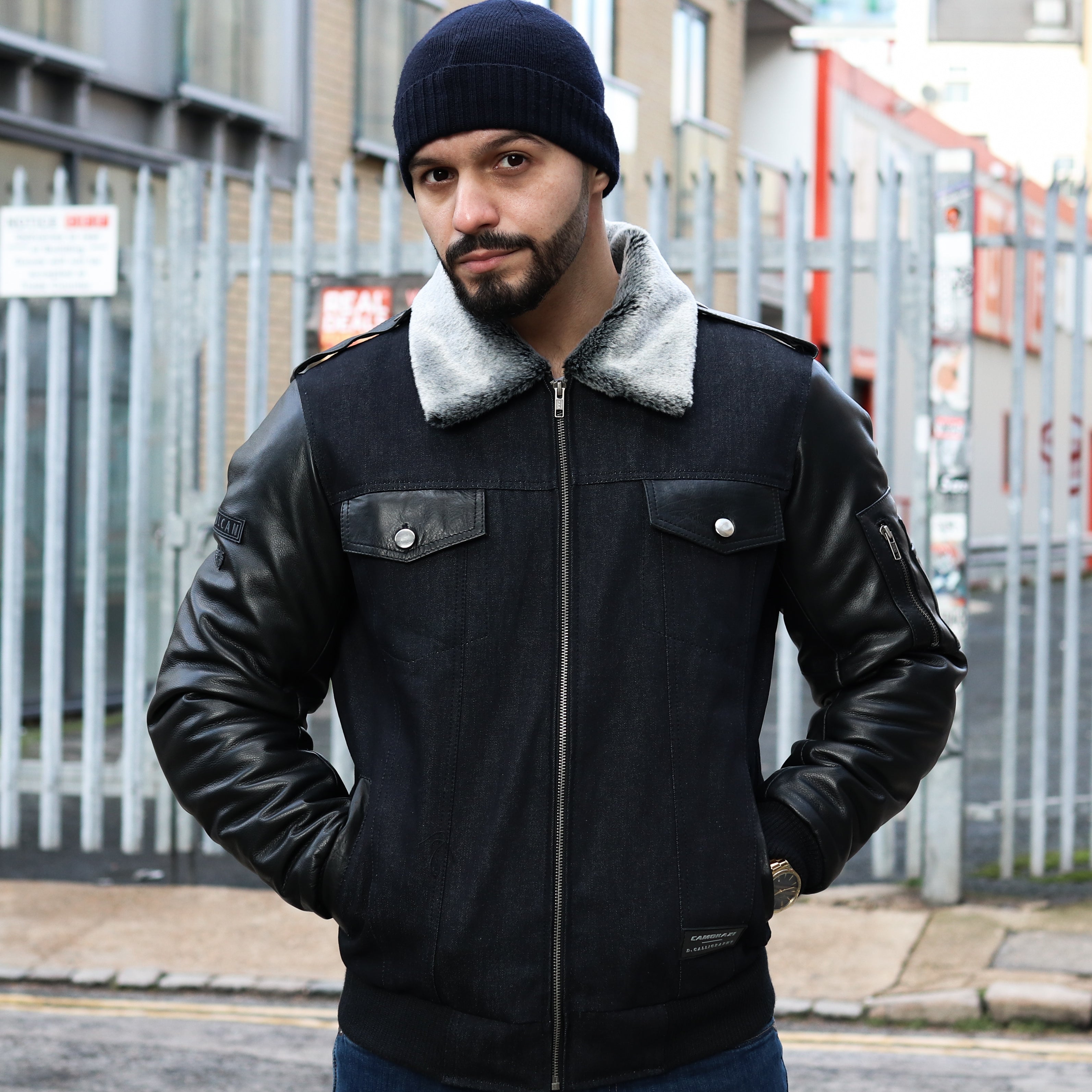 Vulcan X D.Calligraphy Flight Jacket - CAMOKAZI