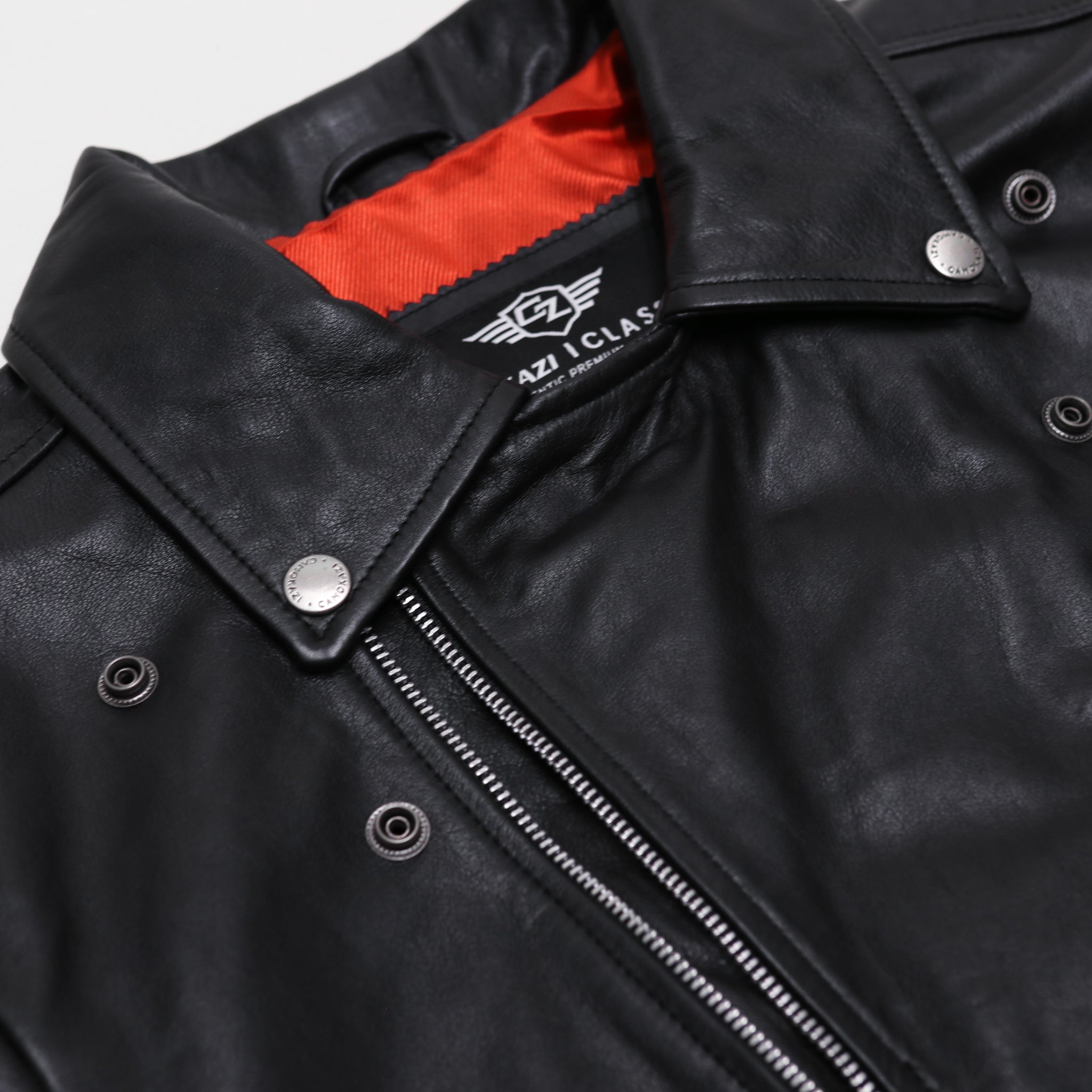 Vantage Biker Jacket - Black - CAMOKAZI