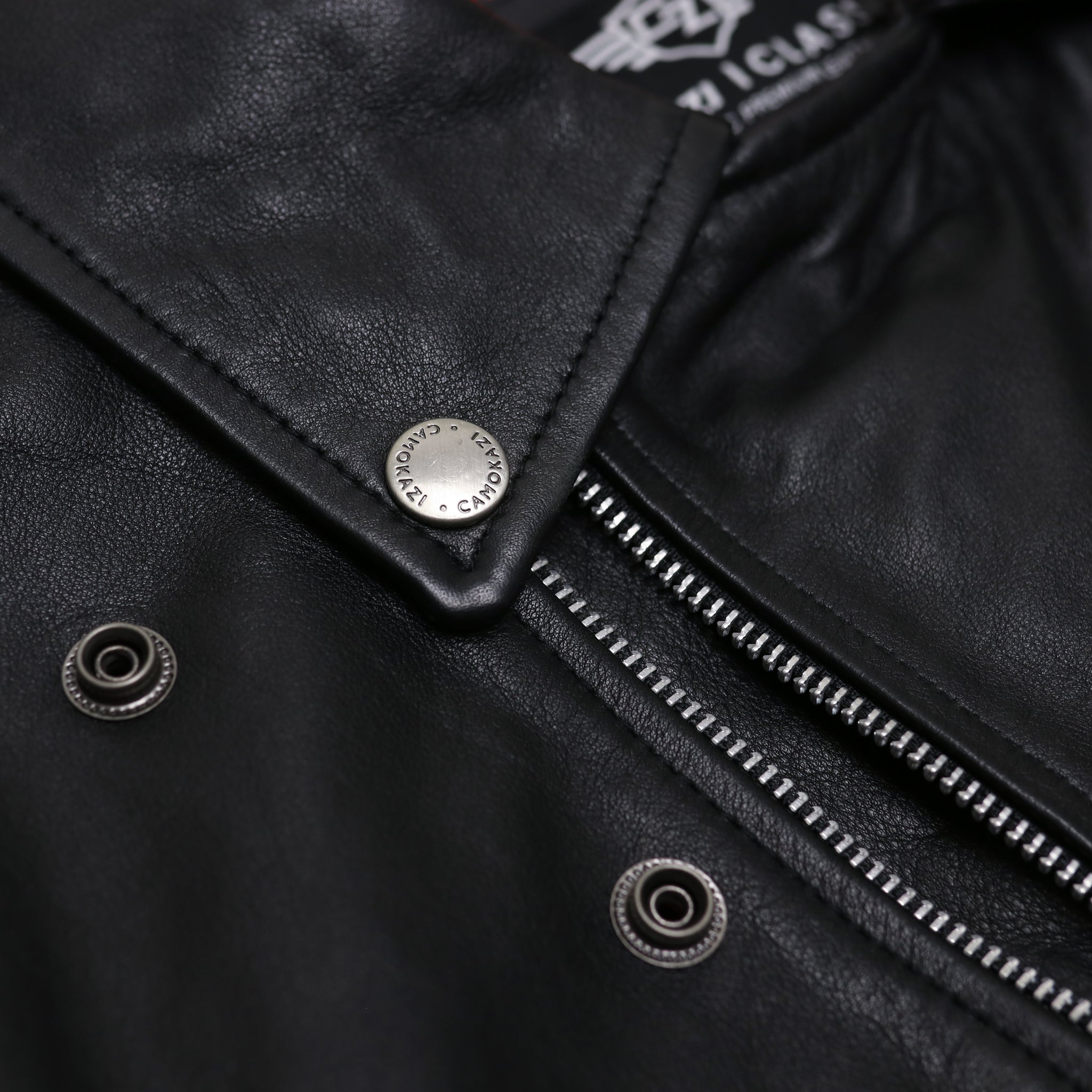 Vantage Biker Jacket - Black - CAMOKAZI