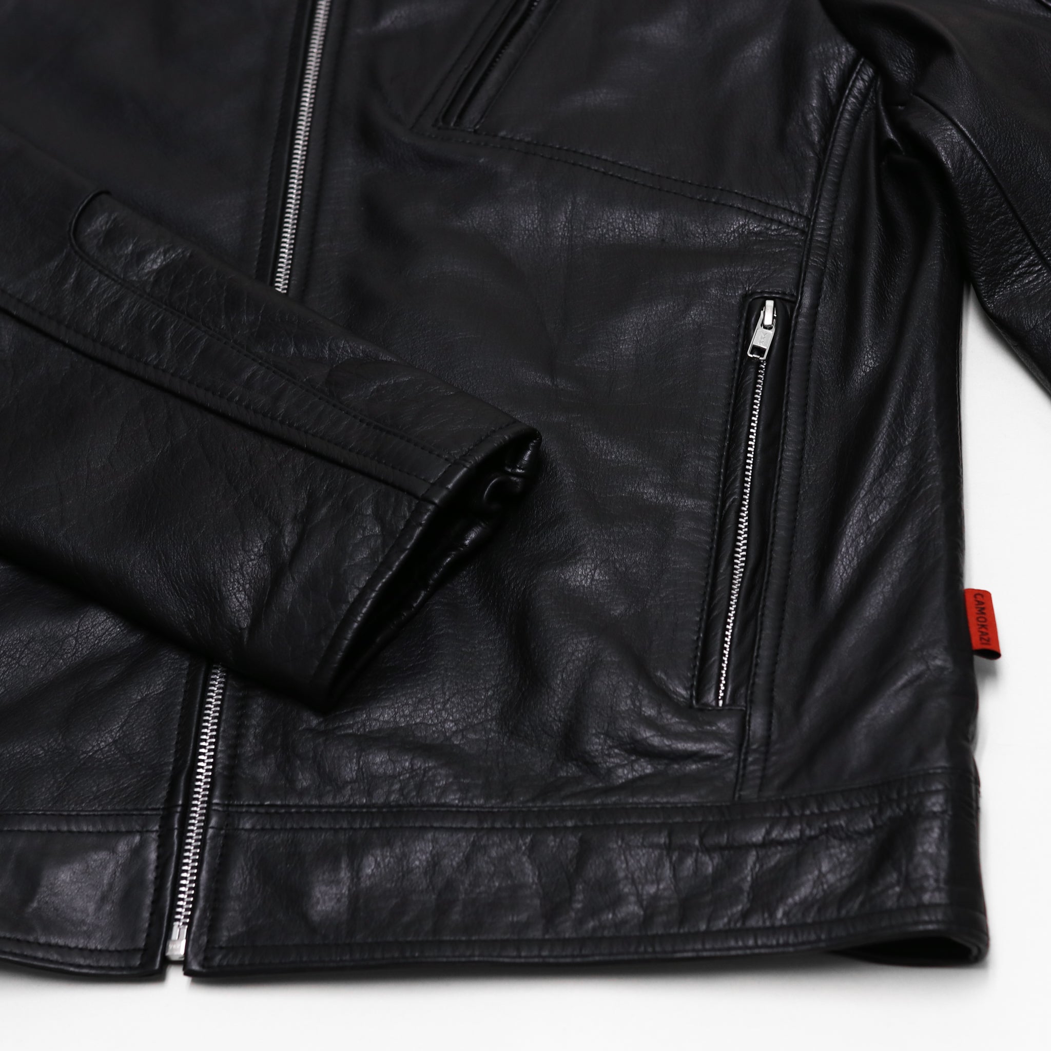 Valiant Racer Jacket - Black - CAMOKAZI