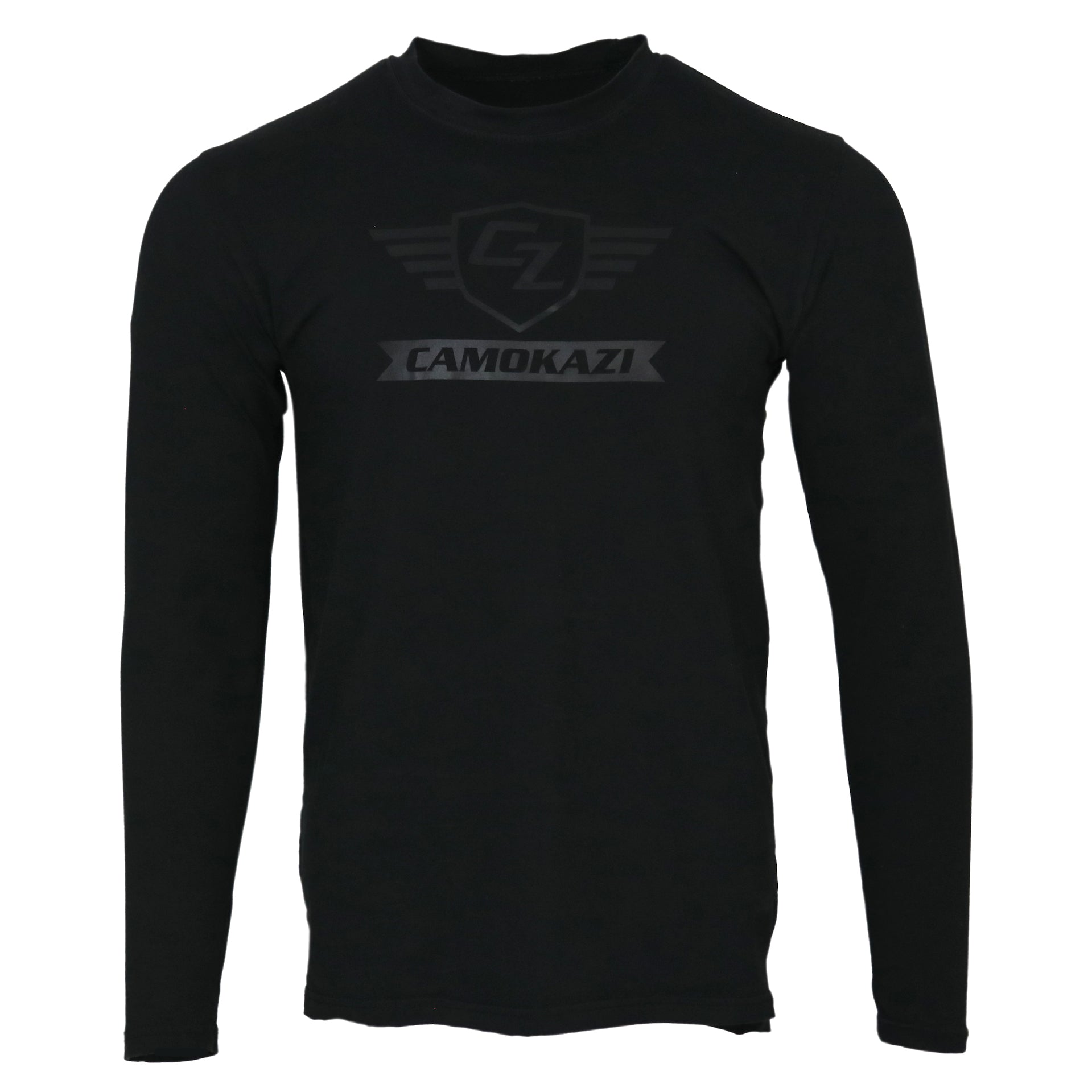 Black Signature Long sleeve T-shirt - CAMOKAZI